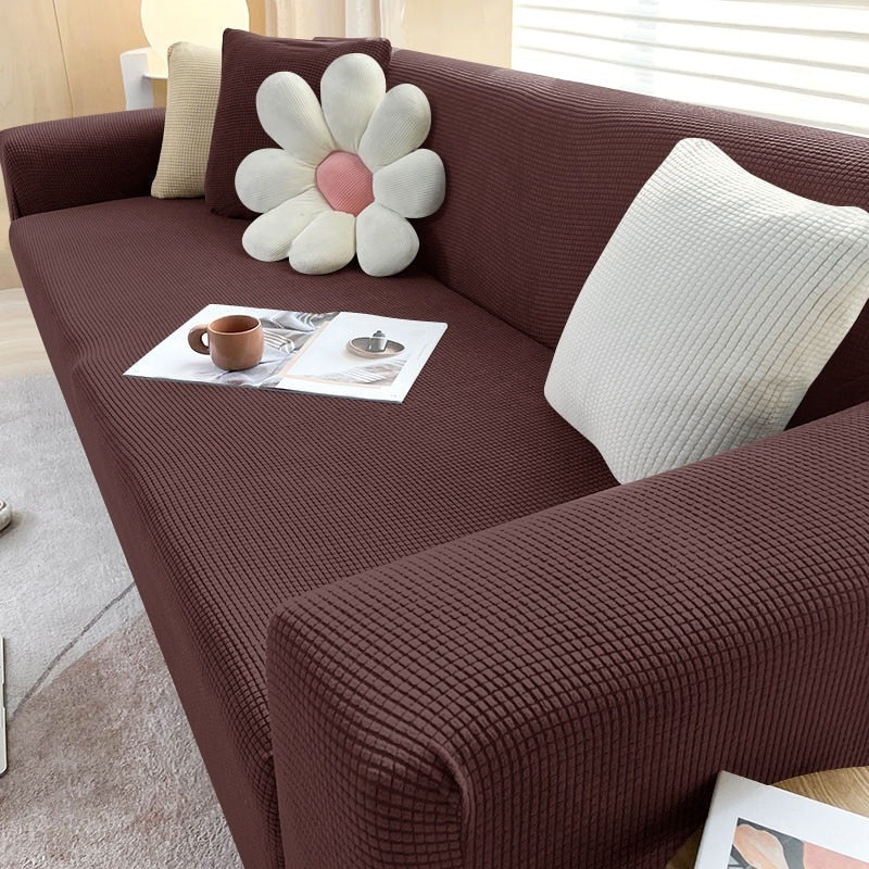 Versatile Elastic Sofa Protector – Washable Furniture Shield