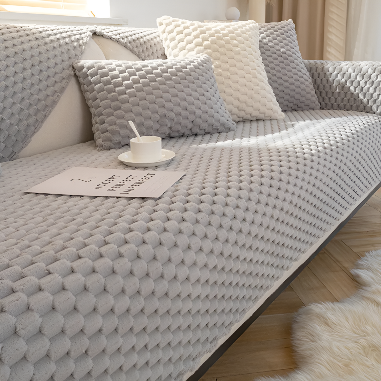 Durable Non-Slip Couch Protector - Machine Washable