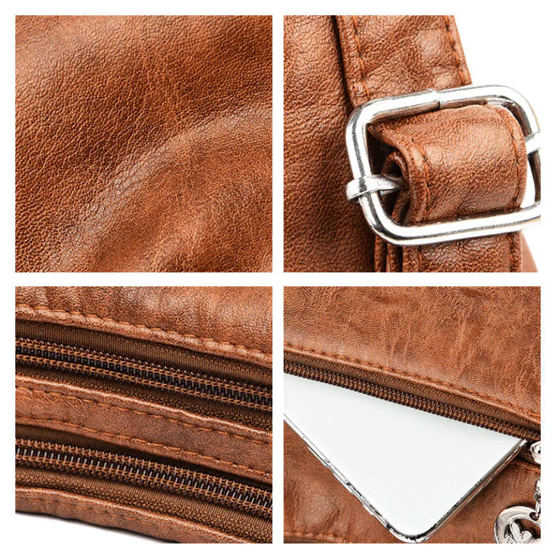 Stylish Multi-Functional Leather Tote Bag for Everyday Use