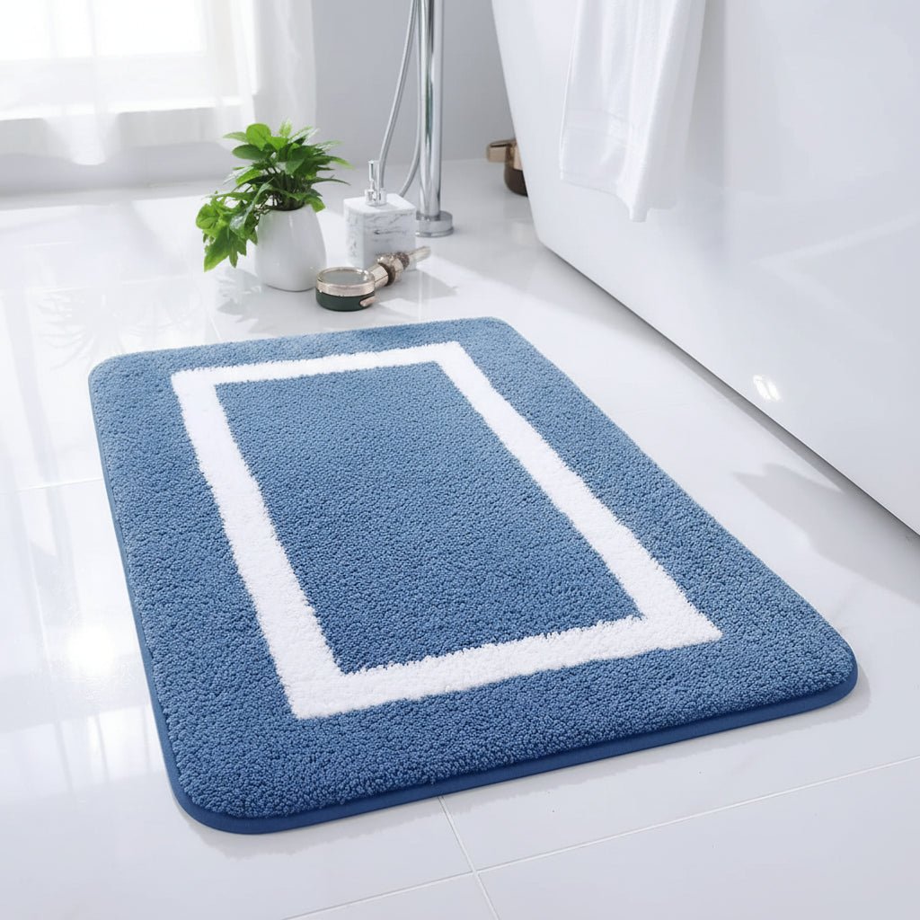 Luxurious Microfiber Bath Mat with Non-Slip Backing