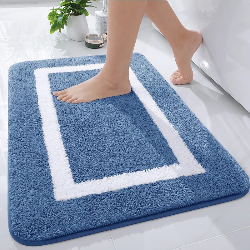 Luxurious Microfiber Bath Mat with Non-Slip Backing