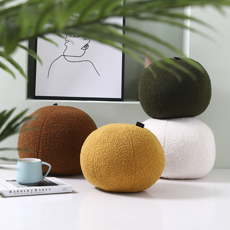 Versatile Plush Round Floor Pillow – 11.8 Inch Cozy Seating