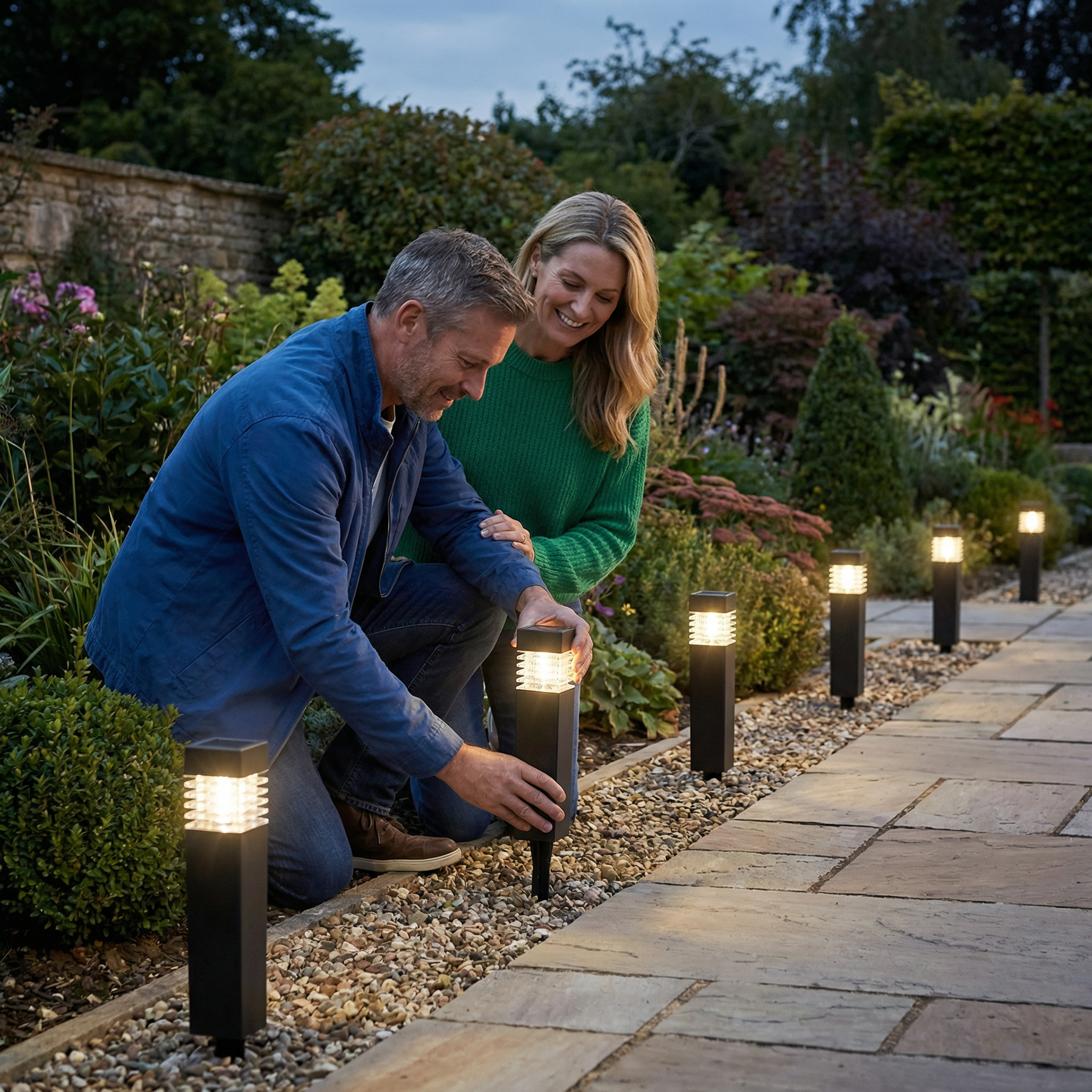 Waterproof Solar LED Ground Lights | Automatic Operation