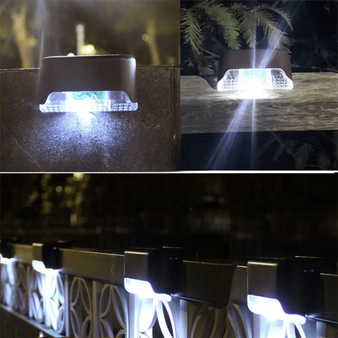 Eco-Friendly Solar Step Lights for Outdoor Ambiance