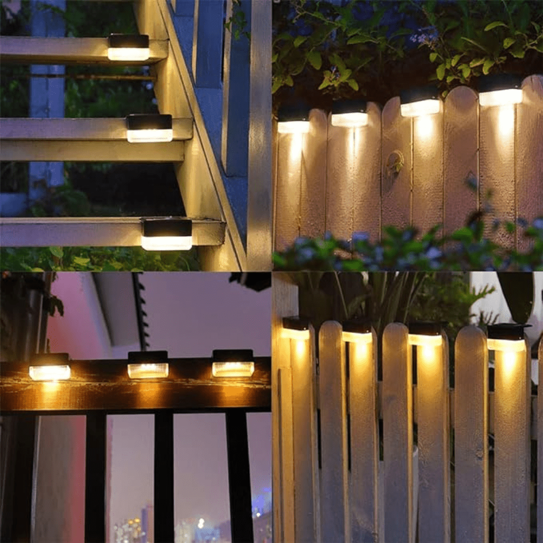 Eco-Friendly Solar Step Lights for Outdoor Ambiance