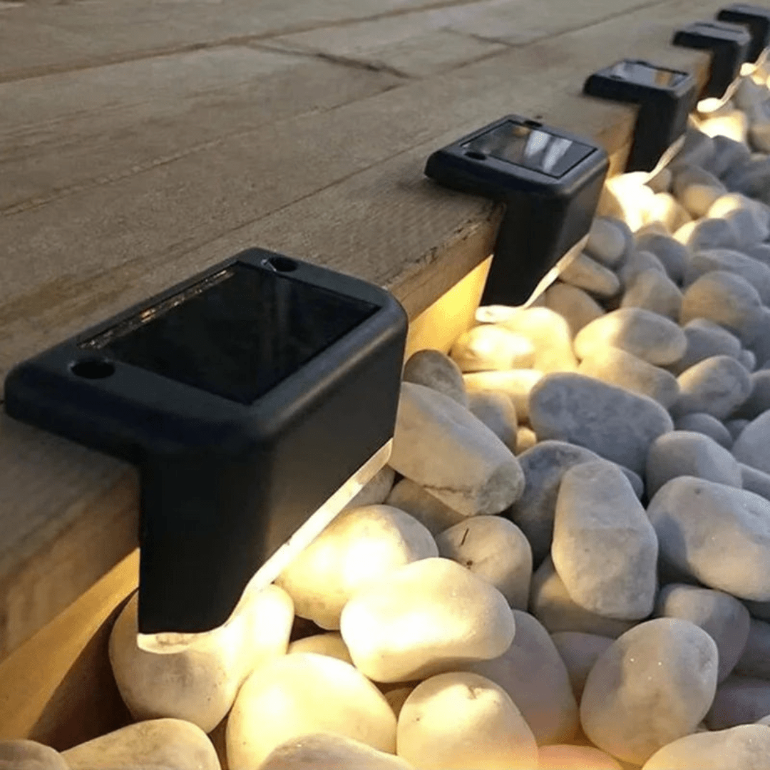 Eco-Friendly Solar Step Lights for Outdoor Ambiance