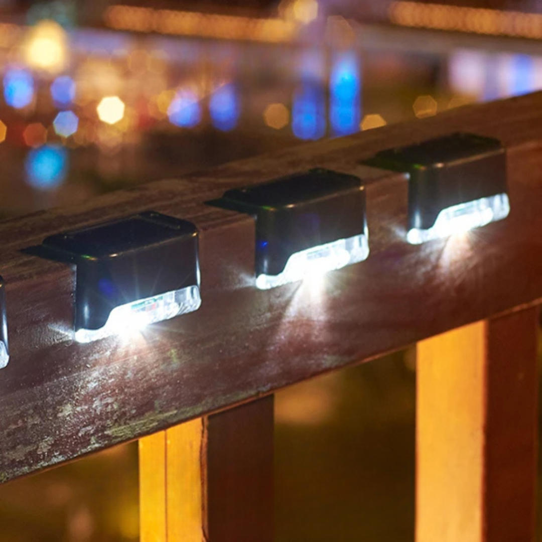 Eco-Friendly Solar Step Lights for Outdoor Ambiance