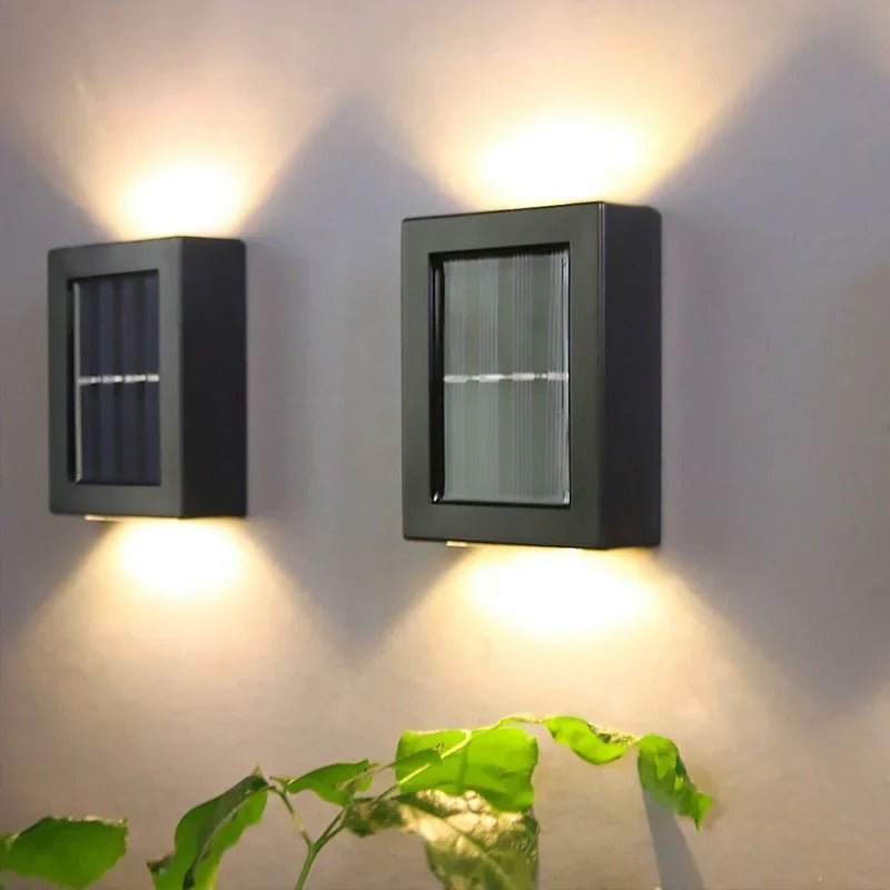 Wireless Solar LED Outdoor Wall Lights | 8-Hour Light Duration | Motion Sensor