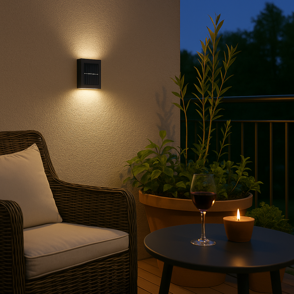 Wireless Solar LED Outdoor Wall Lights | 8-Hour Light Duration | Motion Sensor