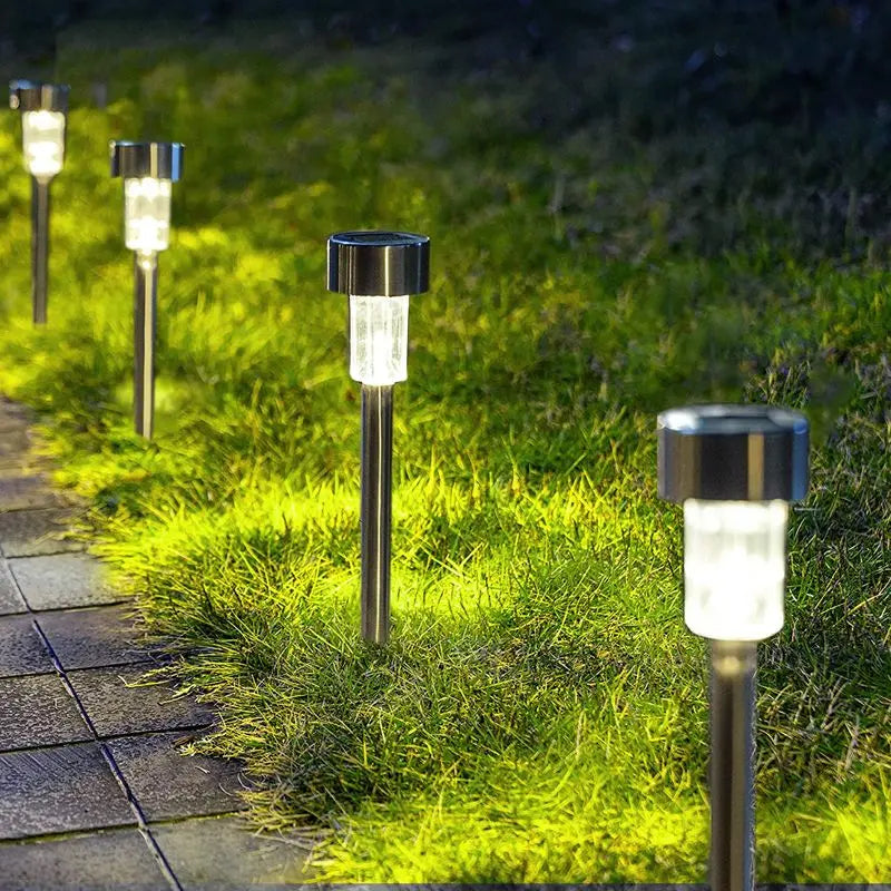 EcoBright Solar Garden Pathway Lights - Waterproof & Elegant