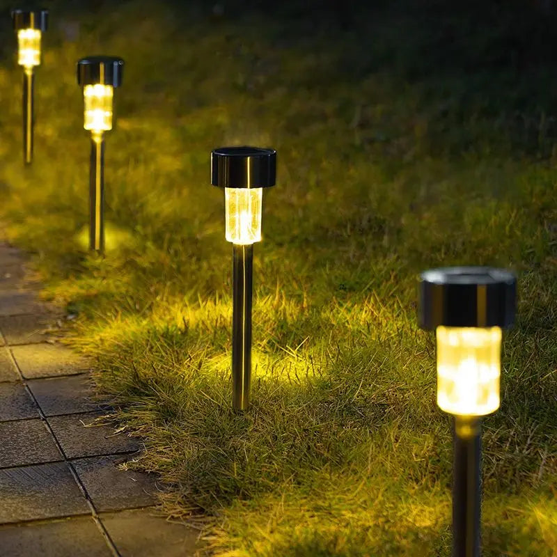 EcoBright Solar Garden Pathway Lights - Waterproof & Elegant