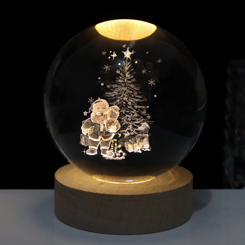 CelestialGlow LED Solar System Crystal Display