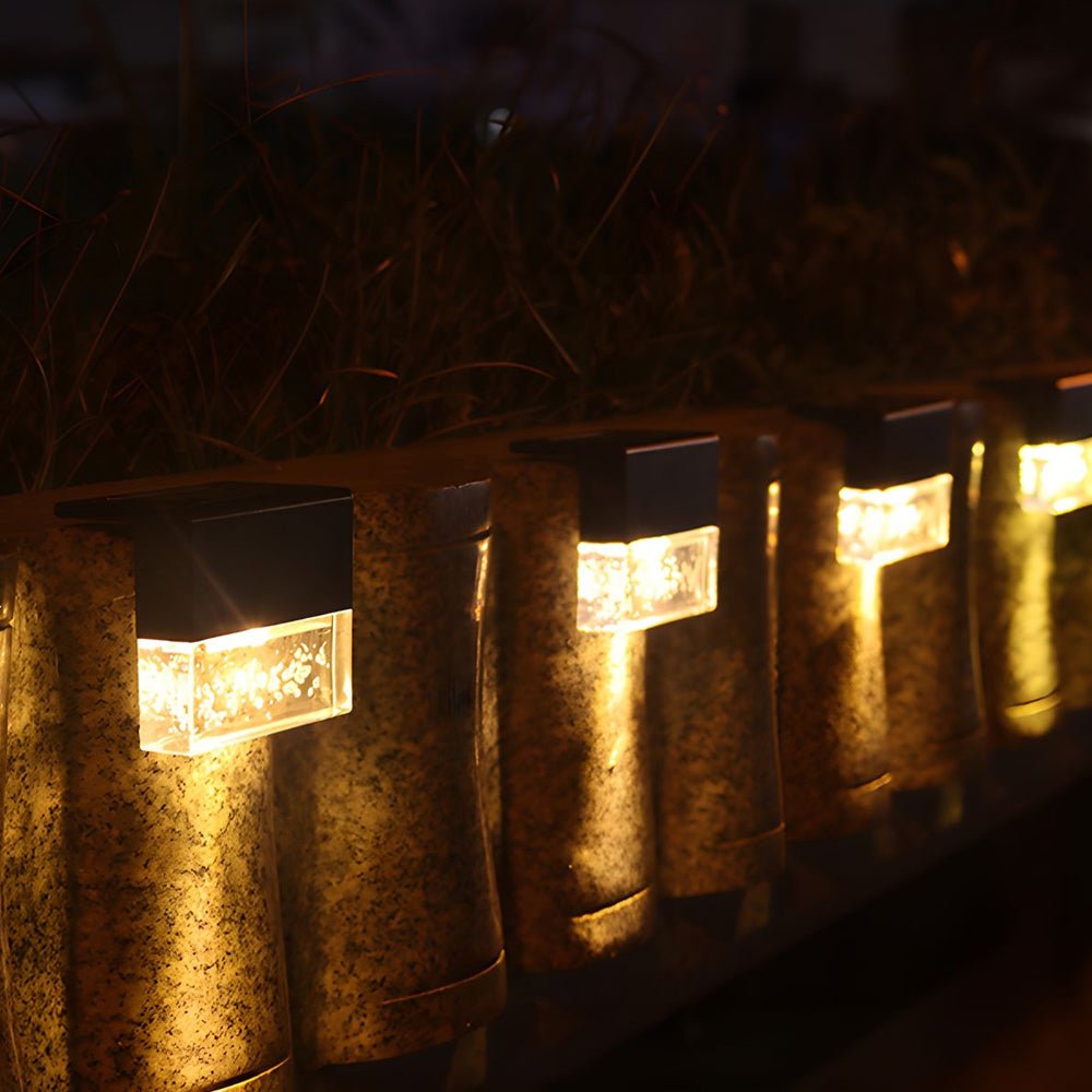 Illuminating Solar Acrylic Step Light for Safety & Style