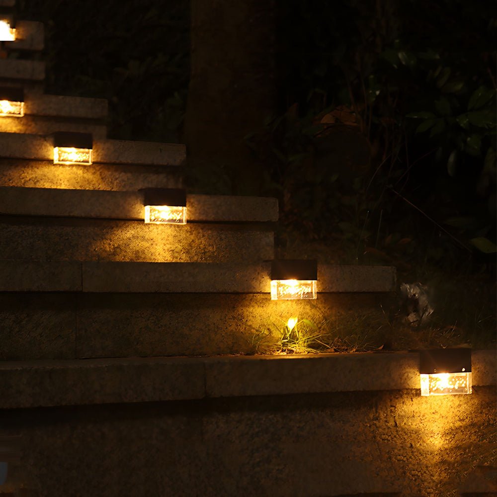 Illuminating Solar Acrylic Step Light for Safety & Style
