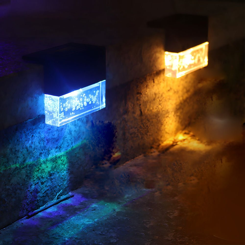 Illuminating Solar Acrylic Step Light for Safety & Style