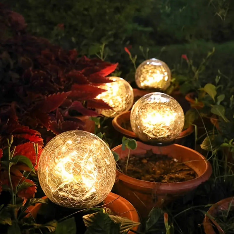EcoGlow Solar Lantern, IP44 Waterproof, Rechargeable Stake Light