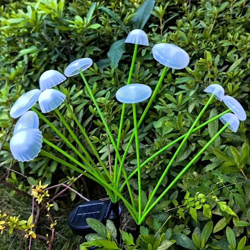 Vibrant Solar Garden Stake Light with Mushroom Design