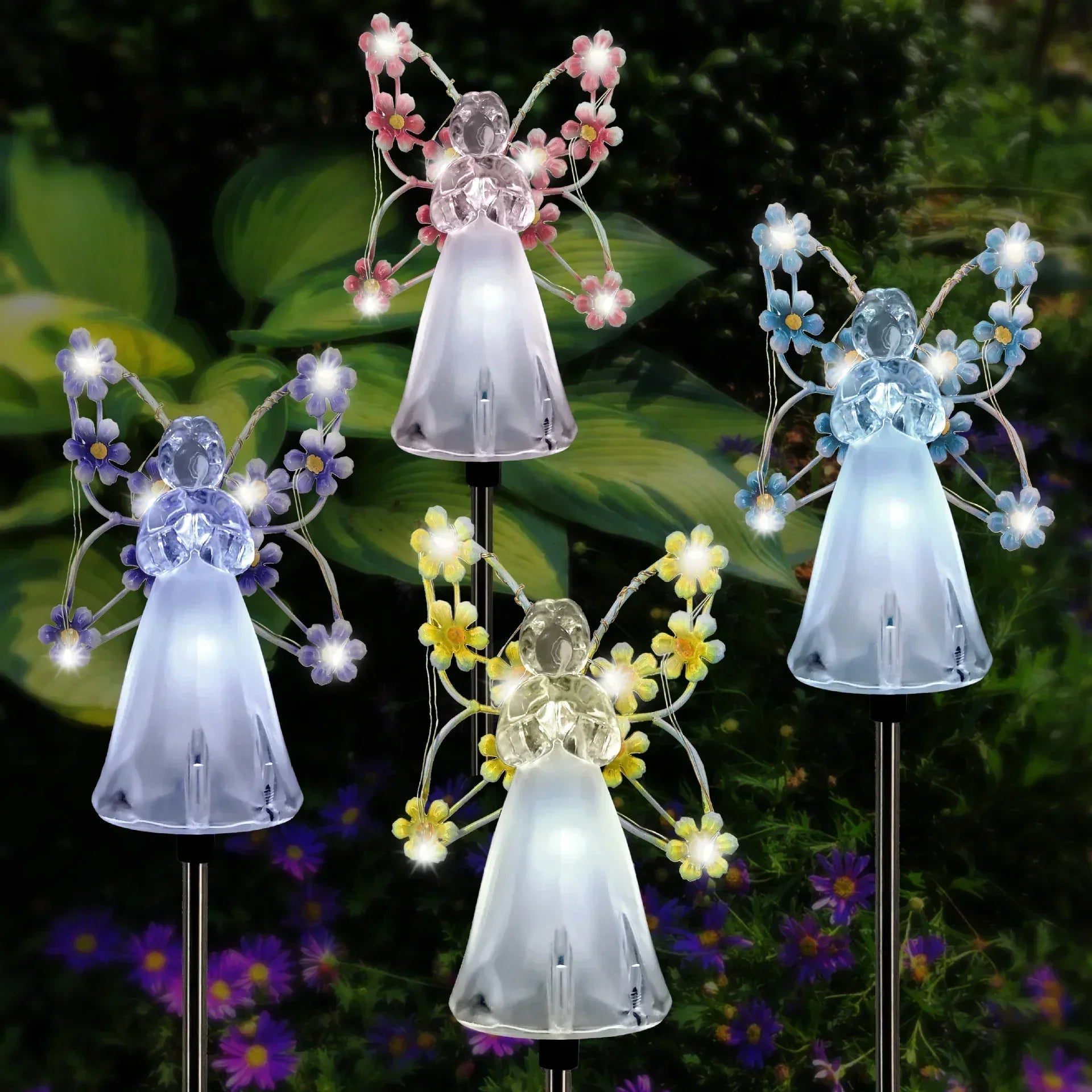 Enchanting Solar Garden Light - Elegant Outdoor LED Illumination