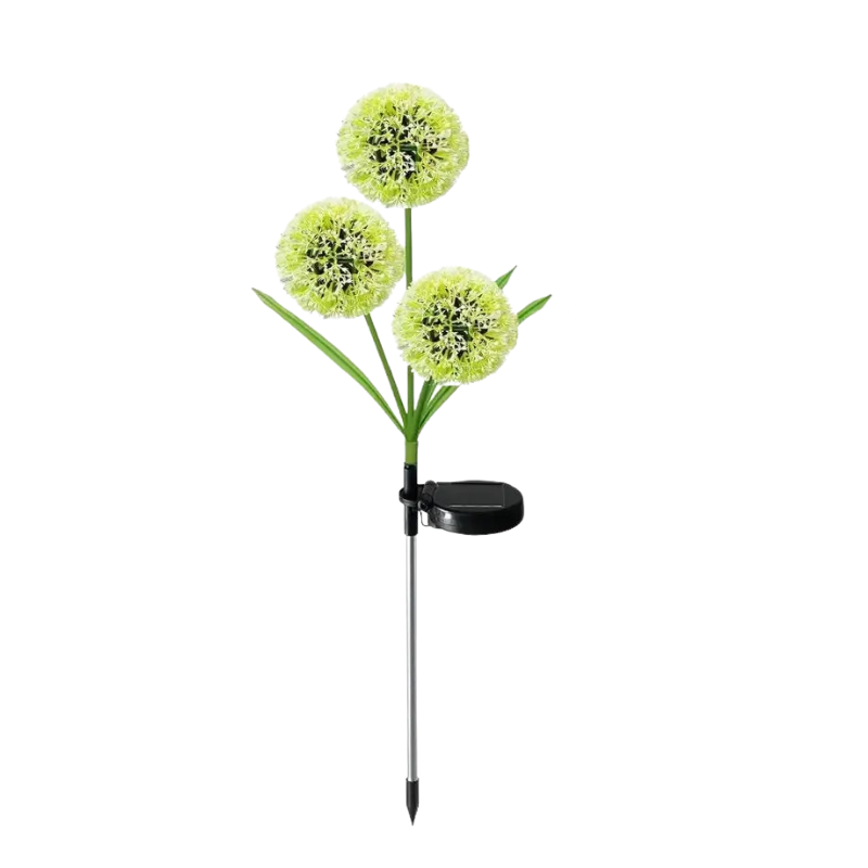 Vibrant Solar-Powered Dandelion Lights for Your Garden