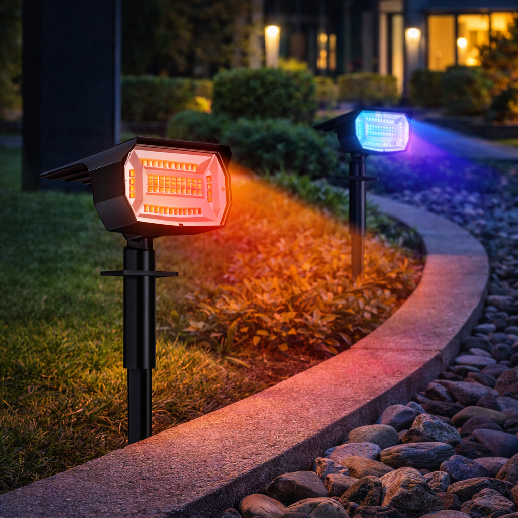 EcoBright Solar Spot Light for Enhanced Outdoor Illumination