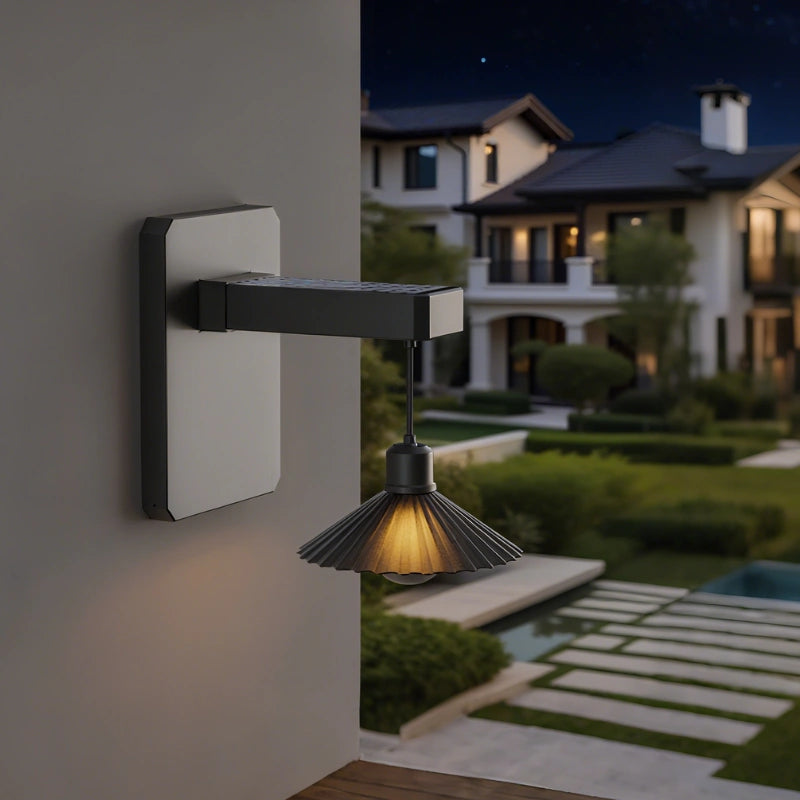 EcoGlow Outdoor Solar Wall Light with Dusk Sensor