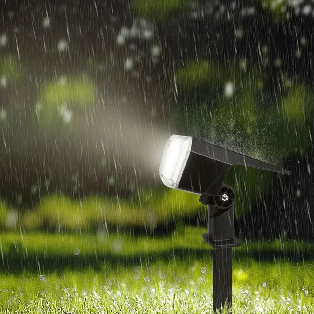EcoBright - Solar Powered LED Floodlight for Enhanced Security
