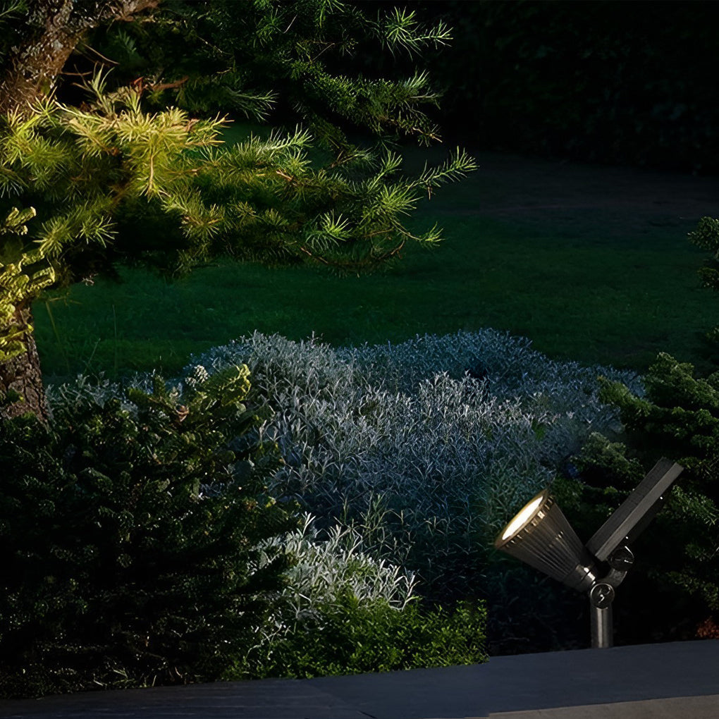 Eco-Friendly Outdoor LED Spotlight with Adjustable Colors