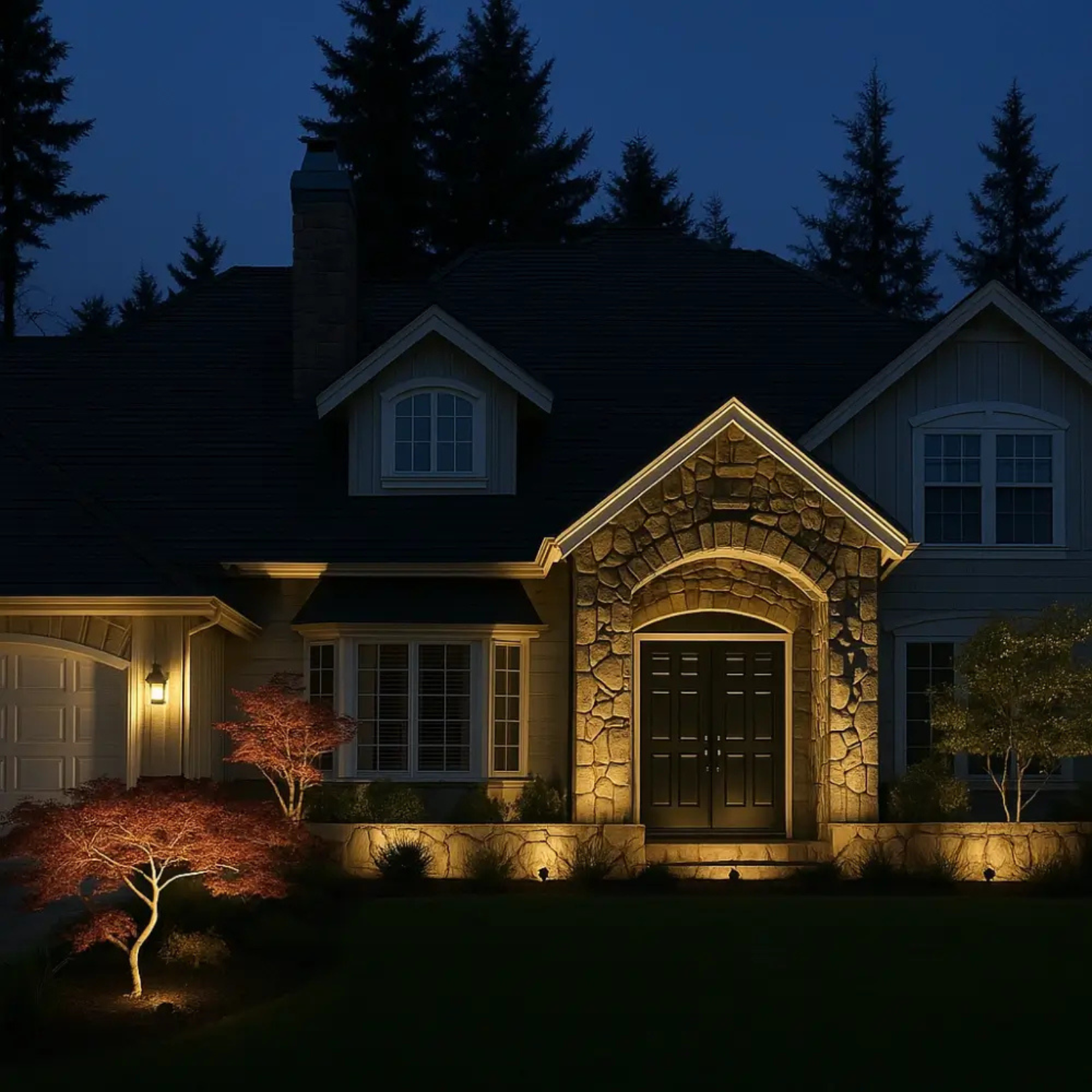 EcoGlow Solar Spotlight with Dusk Sensor and 9 Color Options