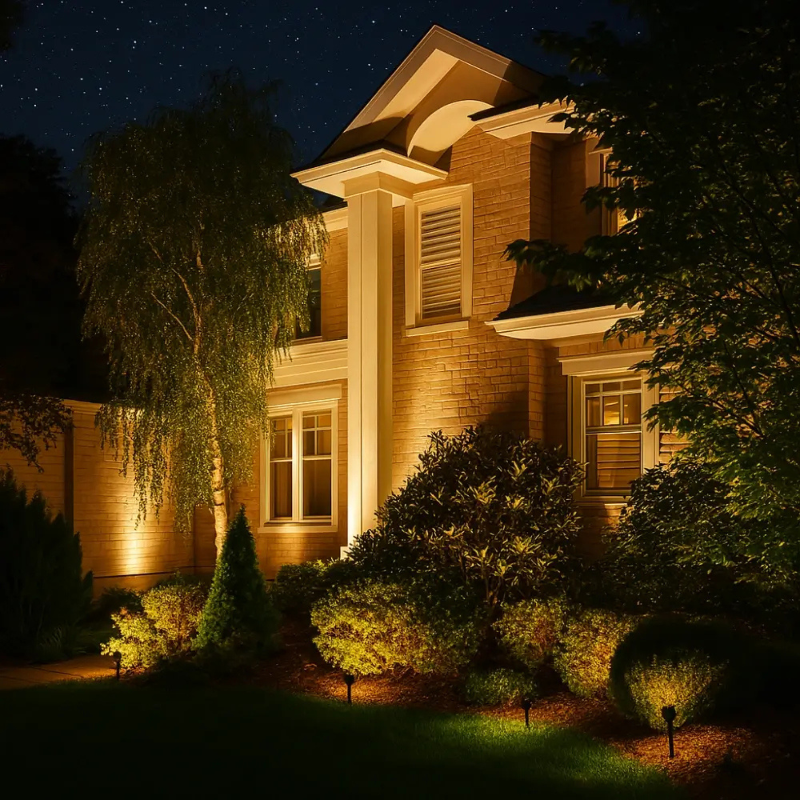 EcoGlow Solar Spotlight with Dusk Sensor and 9 Color Options