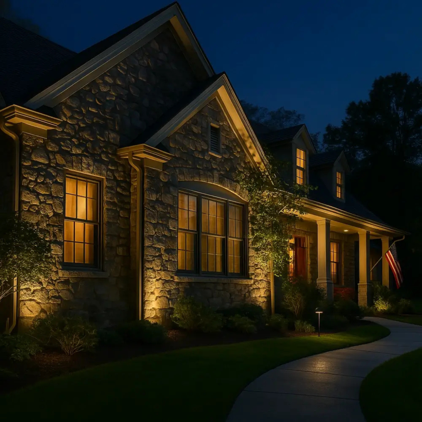 EcoGlow Solar Spotlight with Dusk Sensor and 9 Color Options
