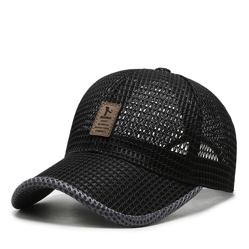 Breathable Mesh Summer Cap | Adjustable Snapback | Outdoor Baseball Hat