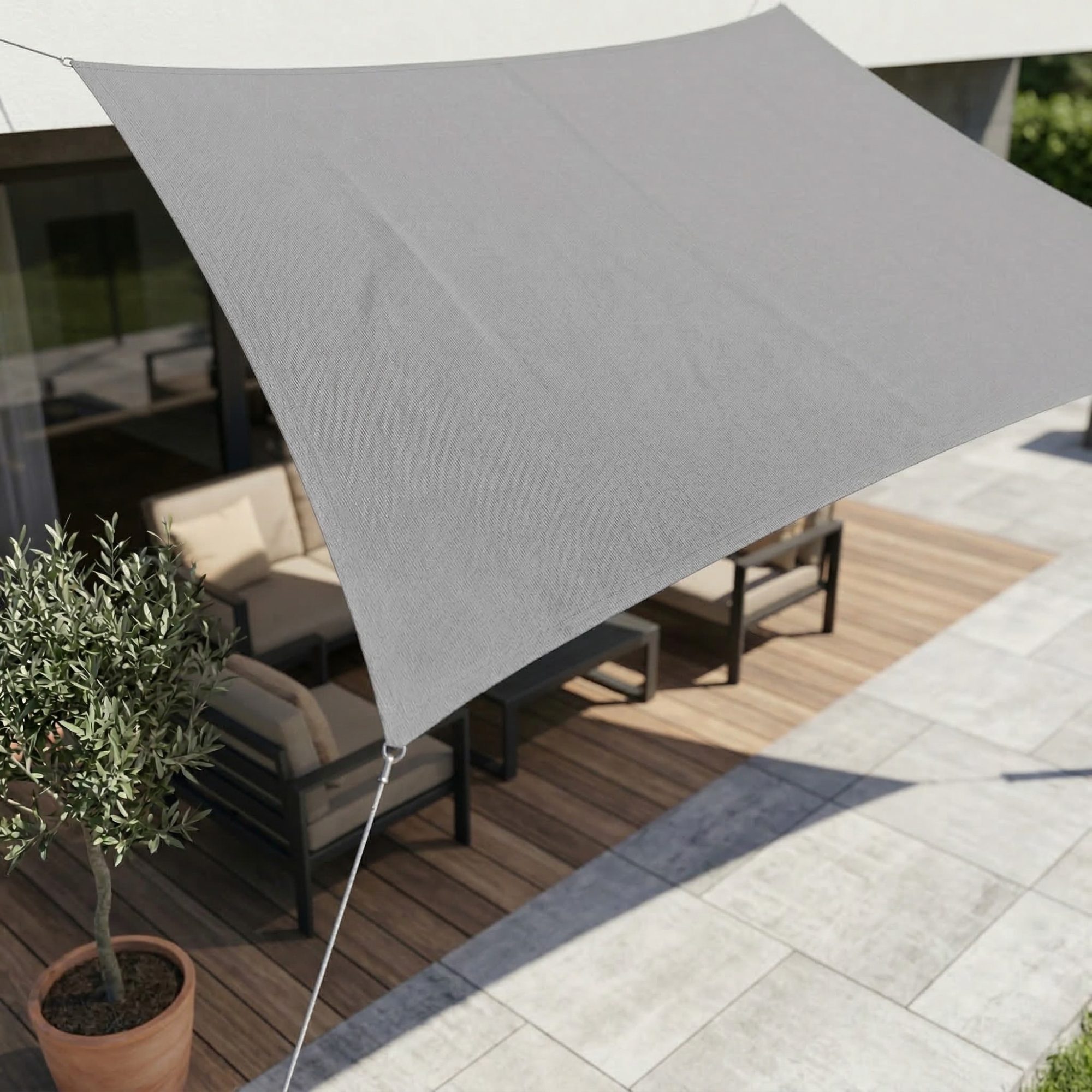 Rectangular Waterproof Shade Sail | Outdoor Fabric with UV Protection