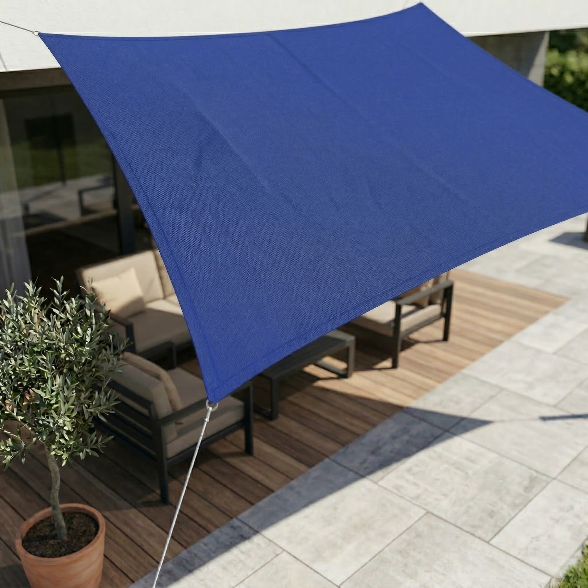 Rectangular Waterproof Shade Sail | Outdoor Fabric with UV Protection