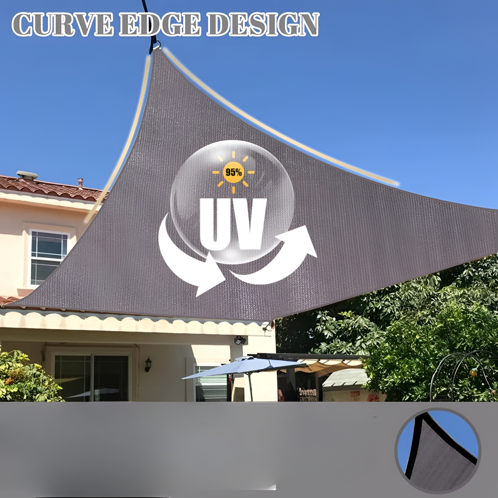 Rectangular Waterproof Shade Sail | Outdoor Fabric with UV Protection