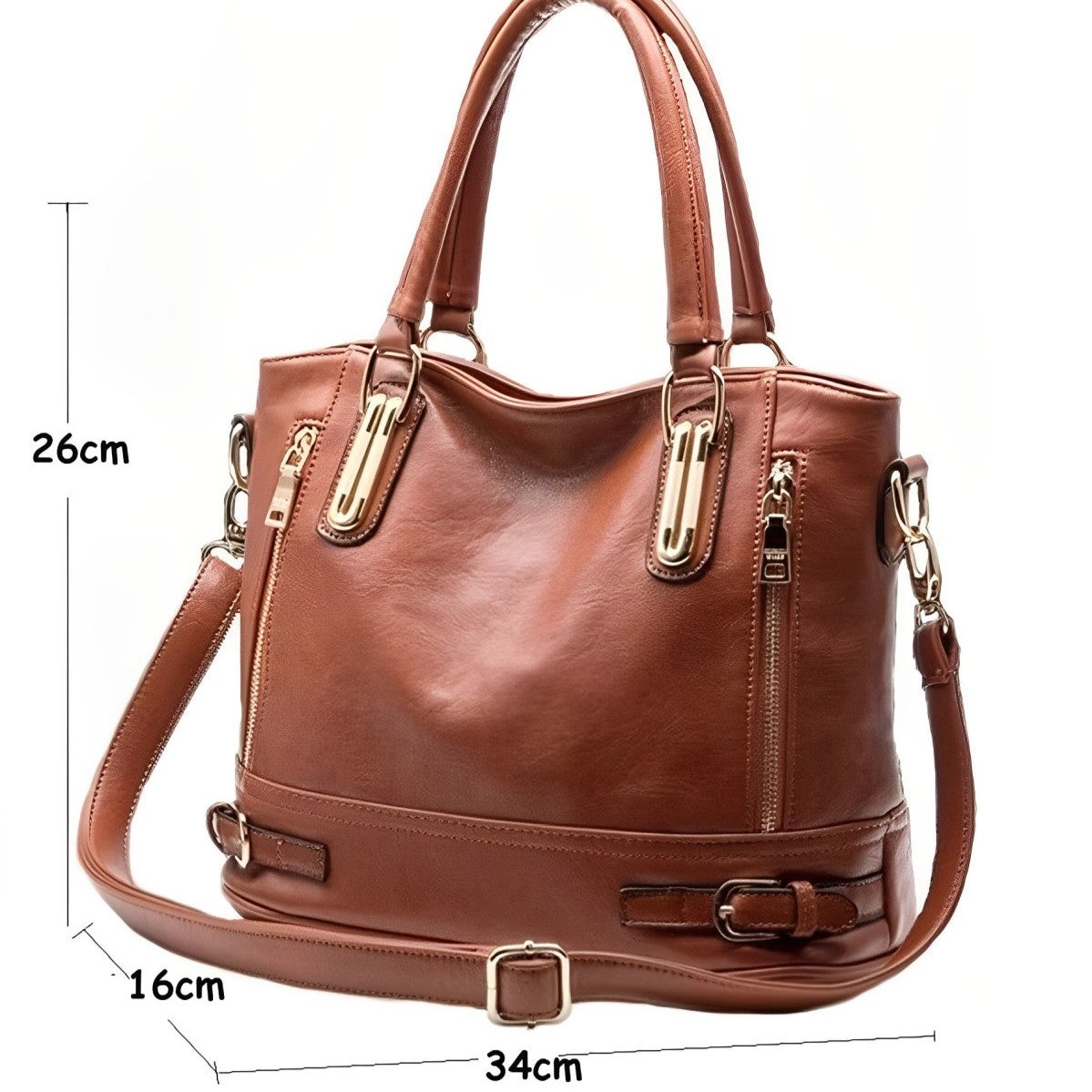 Chic Vintage-Inspired Crossbody Handbag for Everyday Use