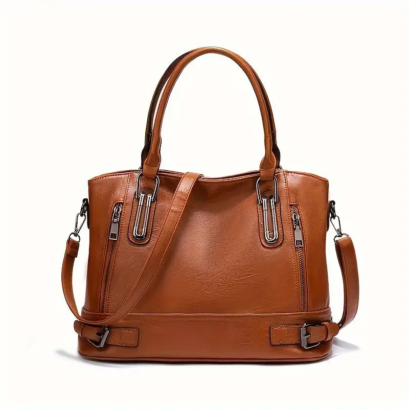 Chic Vintage-Inspired Crossbody Handbag for Everyday Use