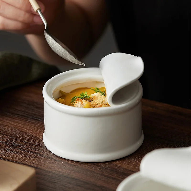 Elegant Ceramic Soup Bowl for Individual Servings - 9.5 cm