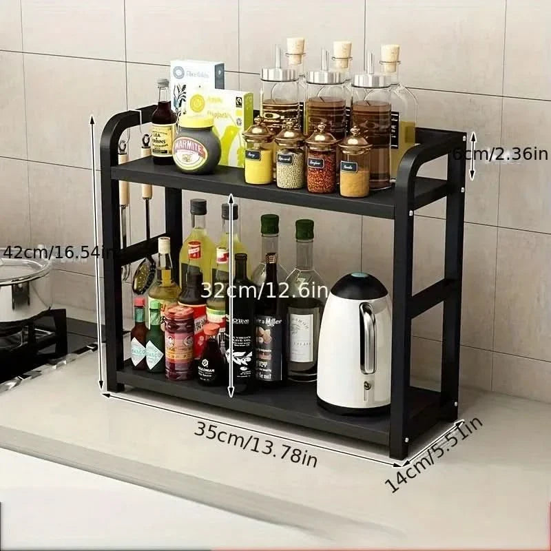 2-Tier Kitchen Countertop Organizer Shelf