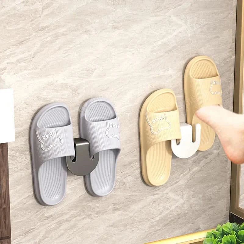 Space-Saving Bath Organizer for Footwear – Slippers and Sandals