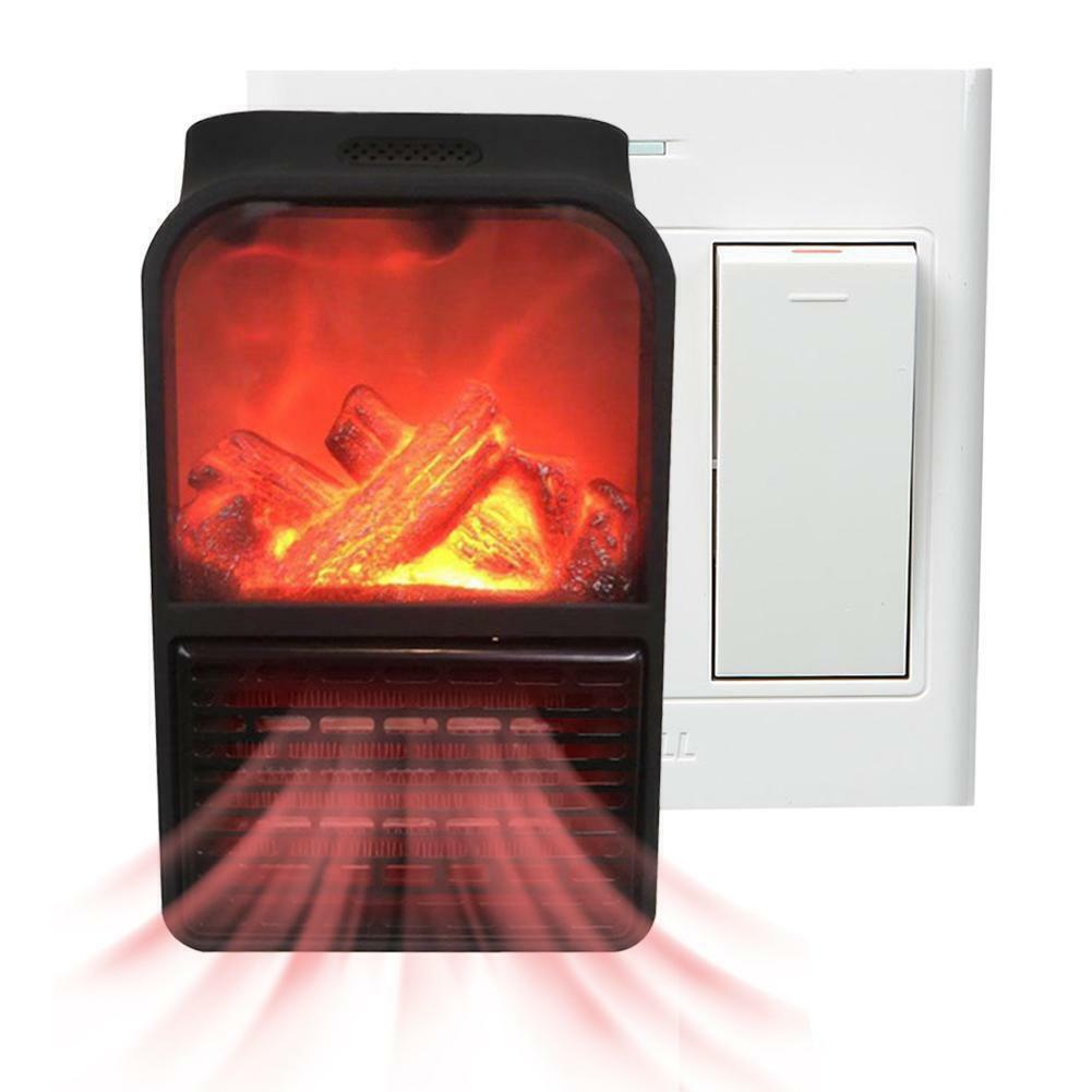 Compact Electric Heater with Remote Control – 900W Power