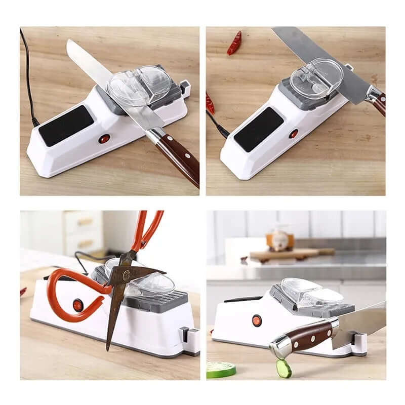 Electric Knife Sharpener with 3-Stage Sharpening System