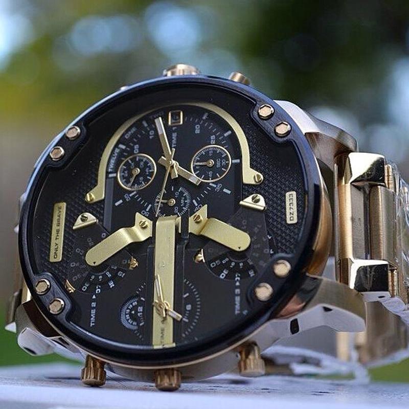 Elegant Stainless Steel Quartz Chronograph Watch for Men