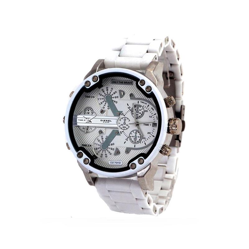 Elegant Stainless Steel Quartz Chronograph Watch for Men