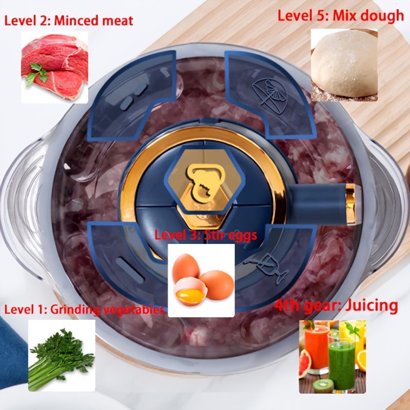 Premium 5L Multi-Function Kitchen Processor & Grinder