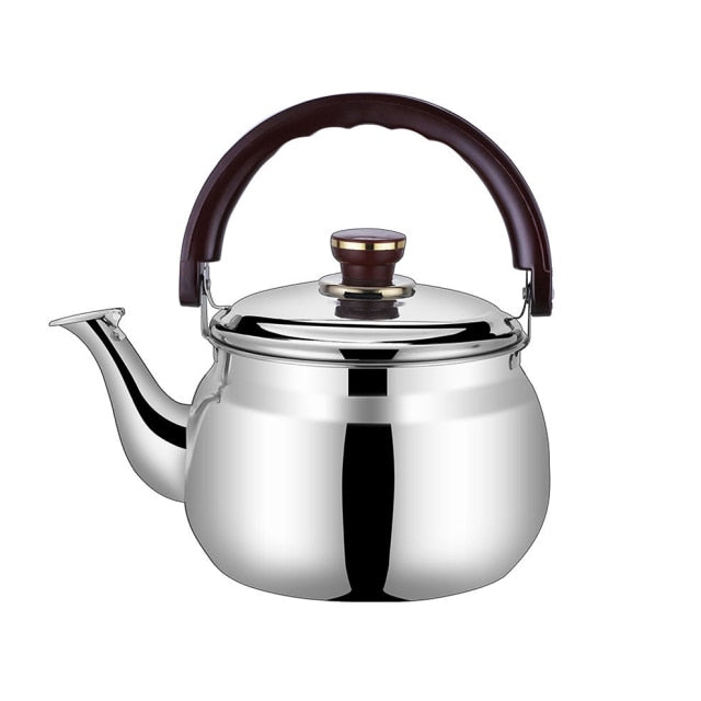 Timeless Stainless Steel Kettle with Whistle for Perfect Brews