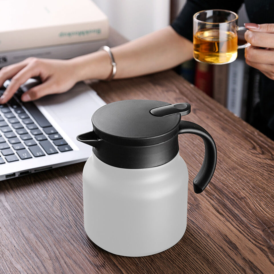 Premium Insulated Beverage Carafe - Leak-Resistant Thermal Jug