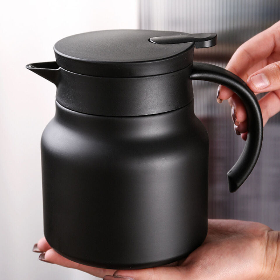 Premium Insulated Beverage Carafe - Leak-Resistant Thermal Jug