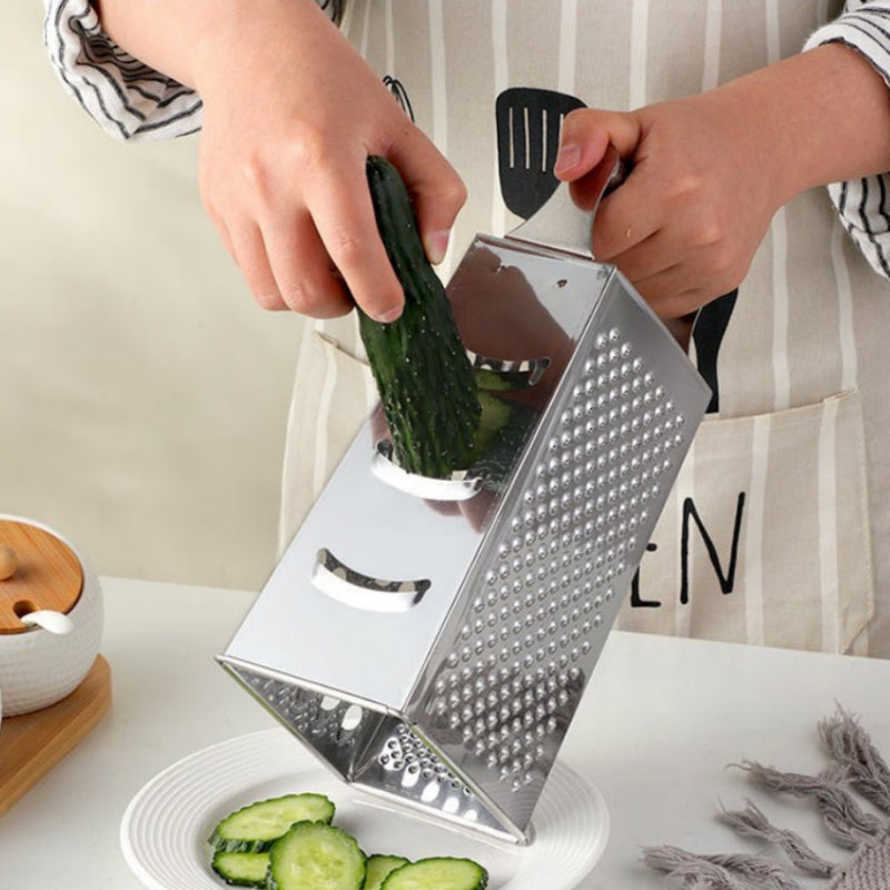 Premium Handheld Grater with Mirror Finish - 23 cm
