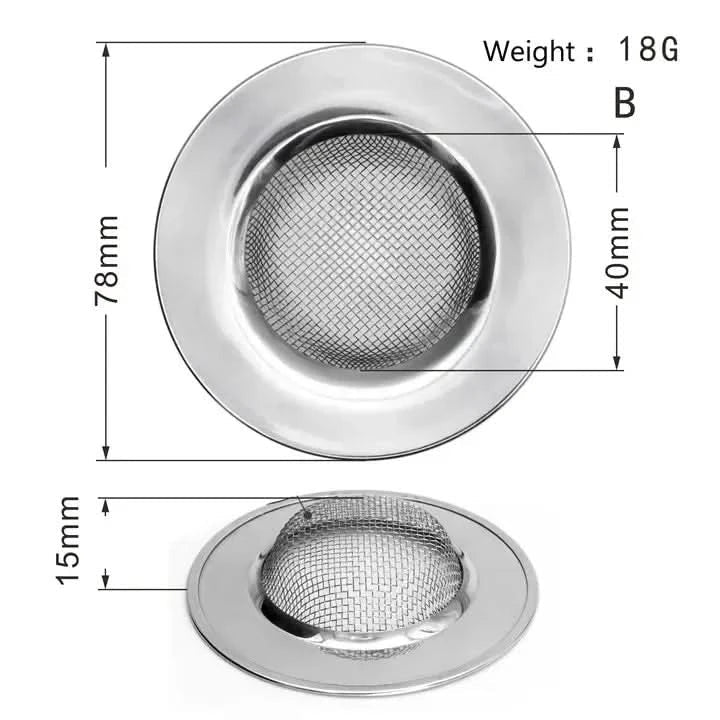 Stainless Steel Sink Strainer for Drain Protection