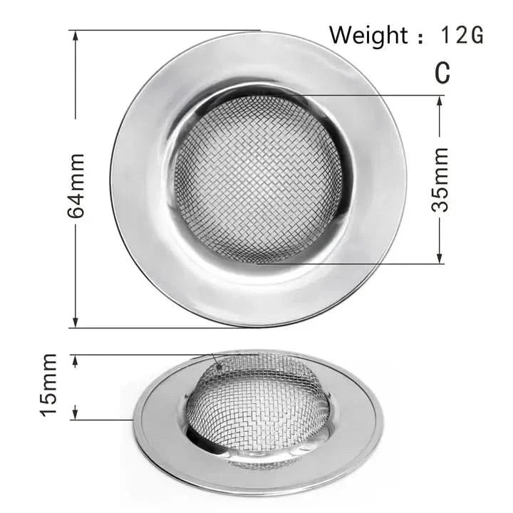 Stainless Steel Sink Strainer for Drain Protection